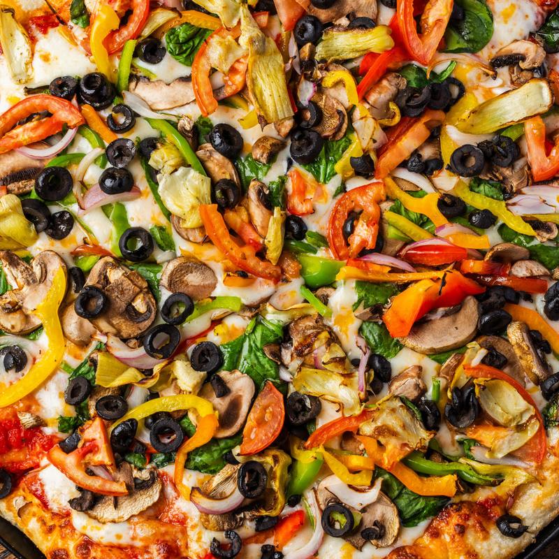 menu item 5 of 9, Vegetarian Pizza