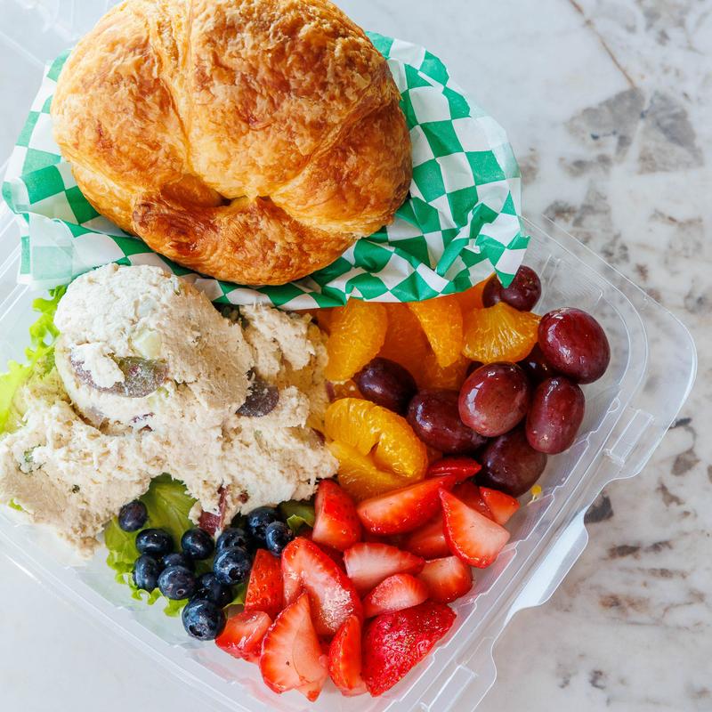 menu item 5 of 7, Chicken or Tuna Salad Plate
