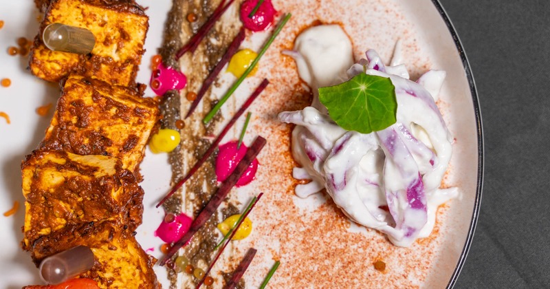 Chili tikka, top view