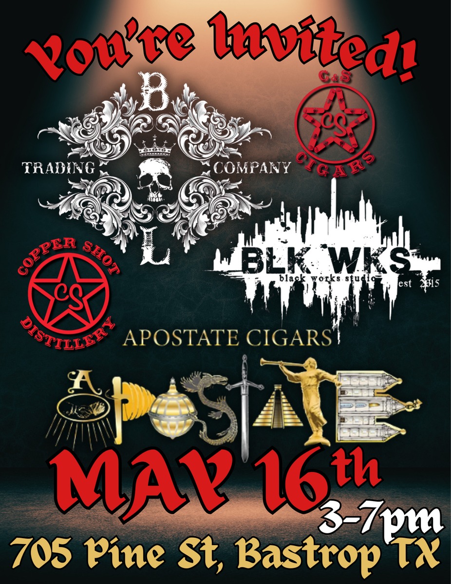 Black Label, BLK WKS, Apostate Cigars Event event photo