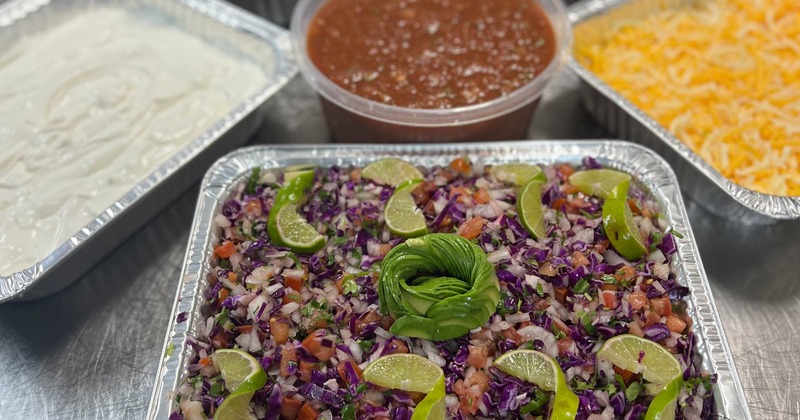 Various prepared foods