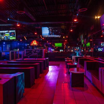 Spacious seating area.