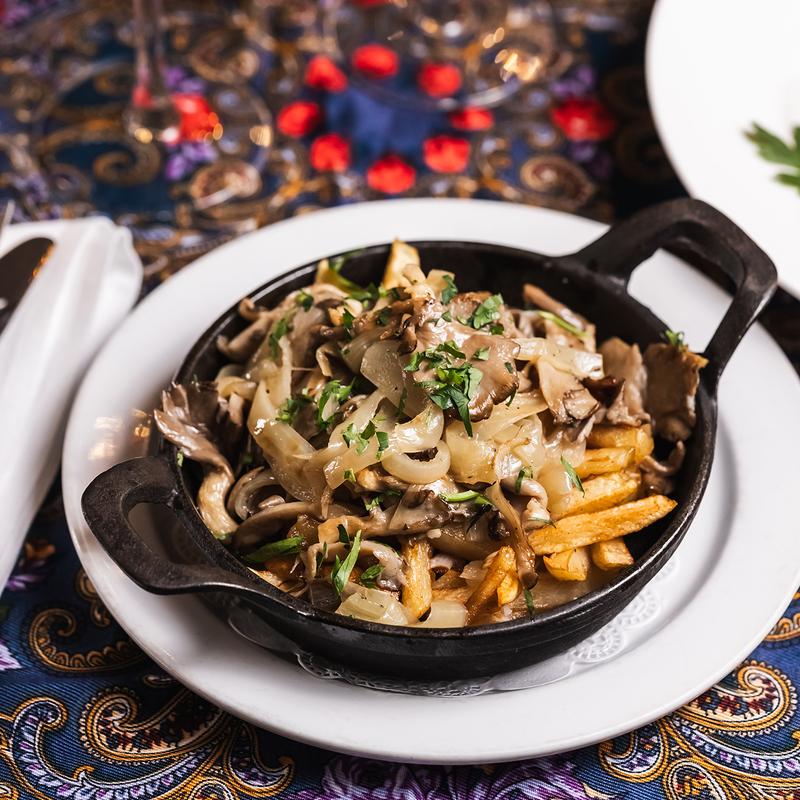 Mushroom and Potatoes (V) photo