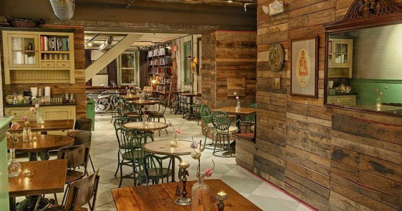 Interior, dining area