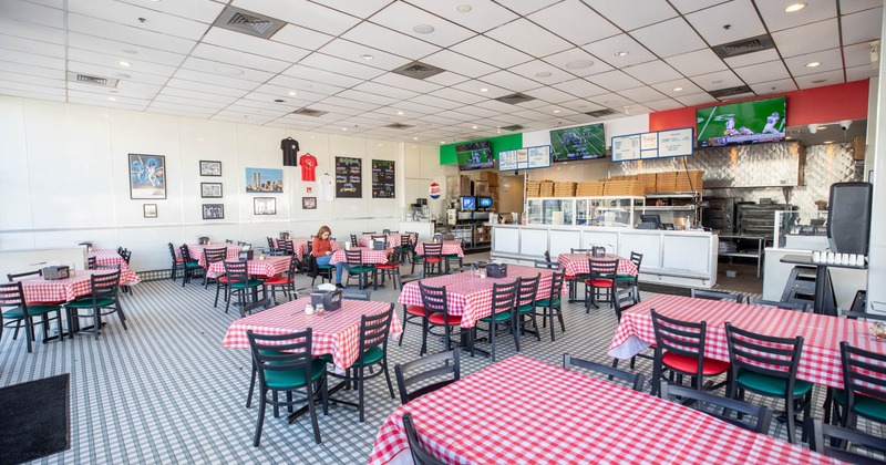 Interior seating area