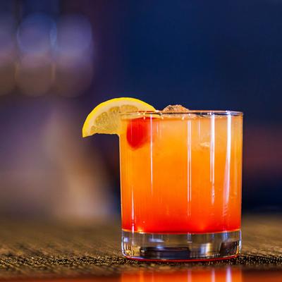 Gin and Sin cocktail.