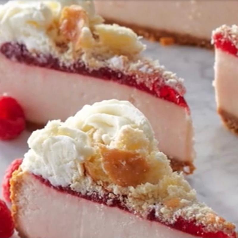 Raspberry Doughnut Cheesecake photo
