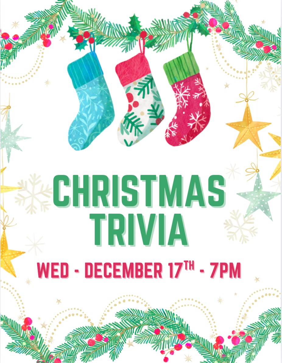 🎄 Christmas Trivia Night at Six Byrd Cider 🎅🏼✨ Arcadia Taproom event photo 1