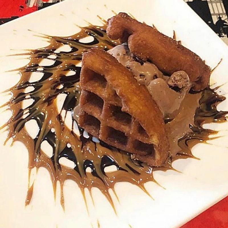 Churro Waffle Sammich photo