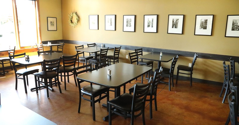 Interior space, dining area