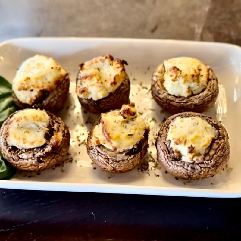 menu item 10 of 21, Baked Stuffed Mushrooms (GF)