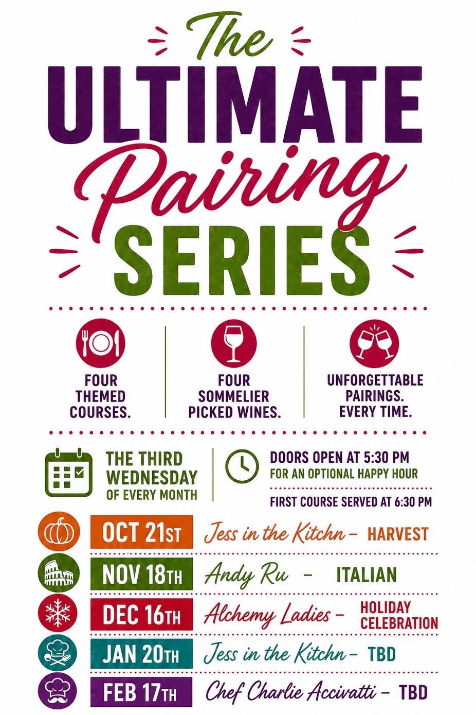 The Ultimate Pairing Sries event photo