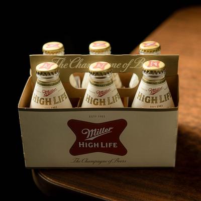 High Life six pack.