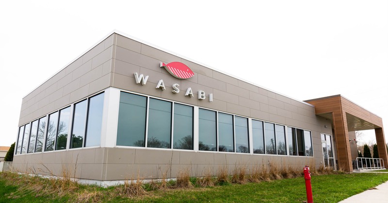 Exterior with signage