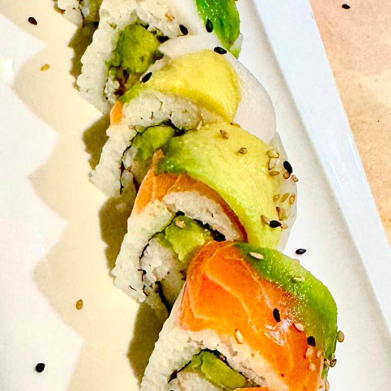 menu item 80 of 106, Rainbow Roll