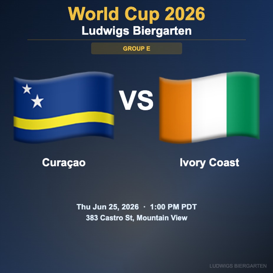 World Cup 2026: Curaçao vs Ivory Coast | Group E event photo