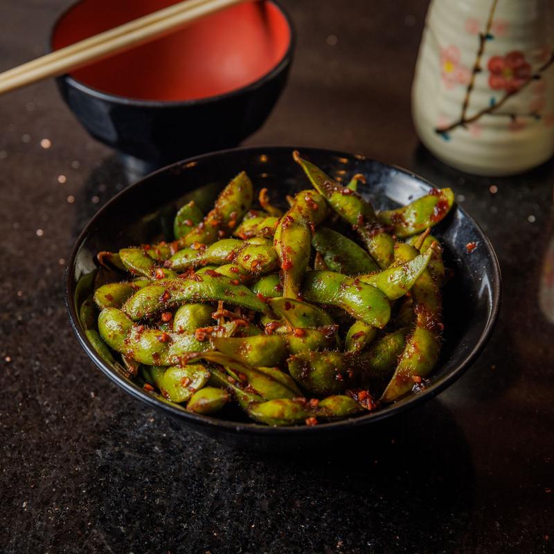 Spicy Garlic Edamame photo