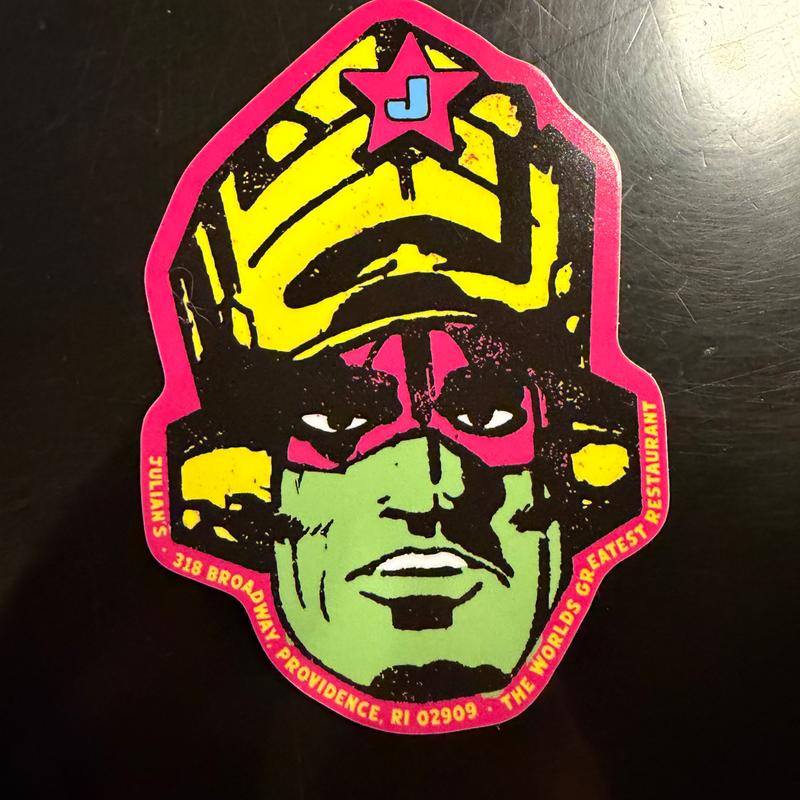 SPACE FACE STICKER photo