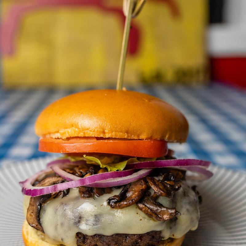Mushroom Swiss Burger photo