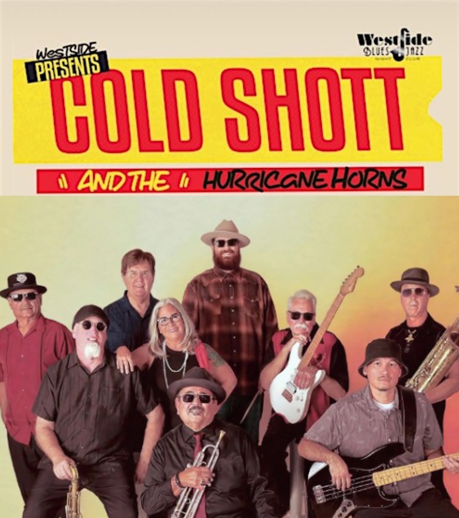 Cold Shott & the Hurricane Horns (Funk/Blues/Soul) event photo