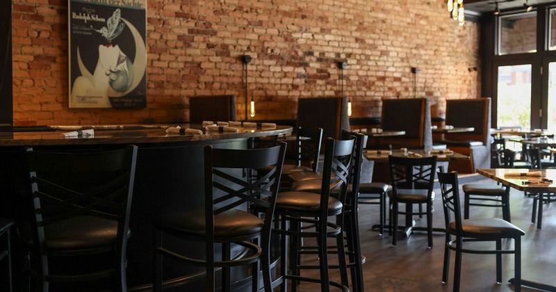 Restaurant interior, dining area