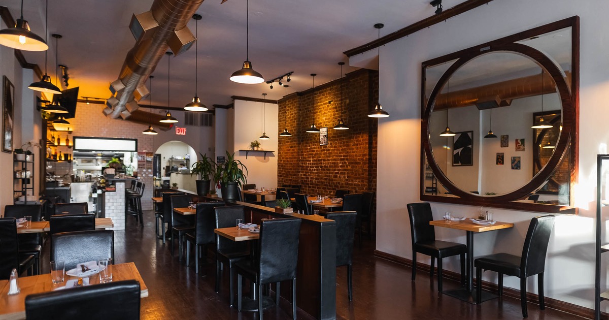 Interior, dining area