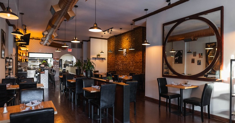 Interior, dining area