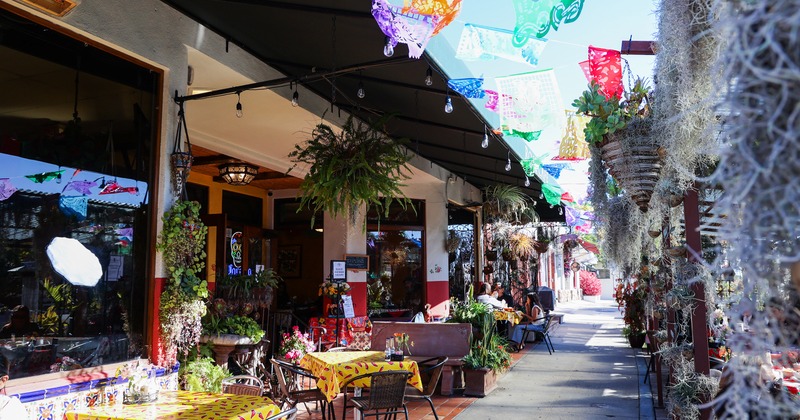Outdoor seating area