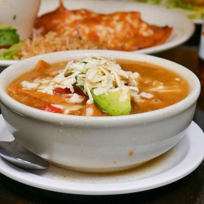 Mexican tortilla soup.