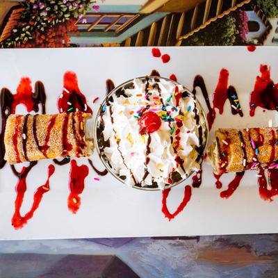 Casa Bravos Cheesecake.