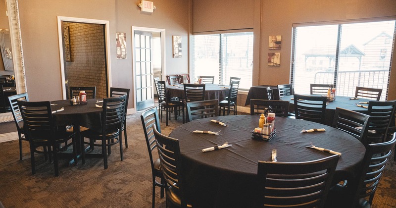 Interior, dining area