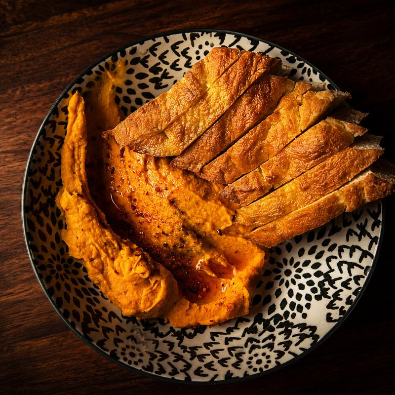Spicy Sweet Potato & White Bean Hummus photo