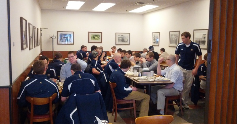 Dining area, guests seated at the tables