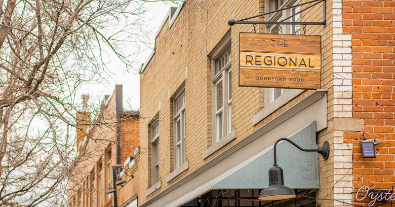 Interior, bar and seating area