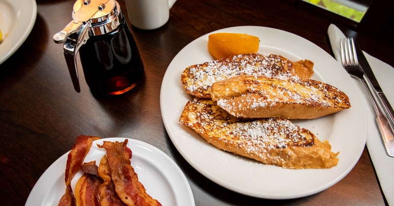 French toast with bacon