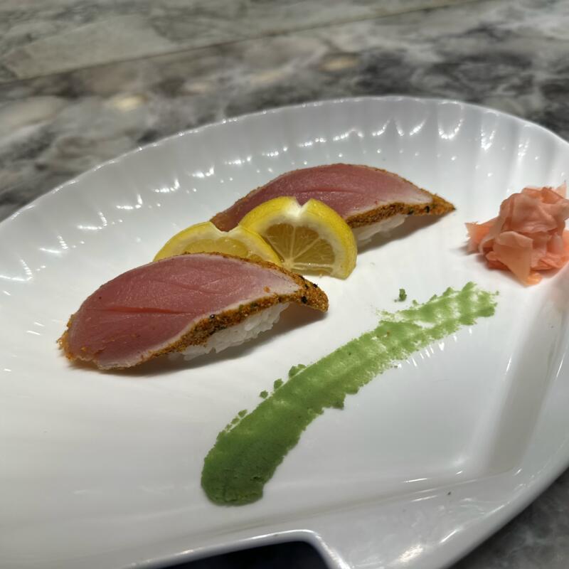 2 Piece Pepper Tuna Sushi photo
