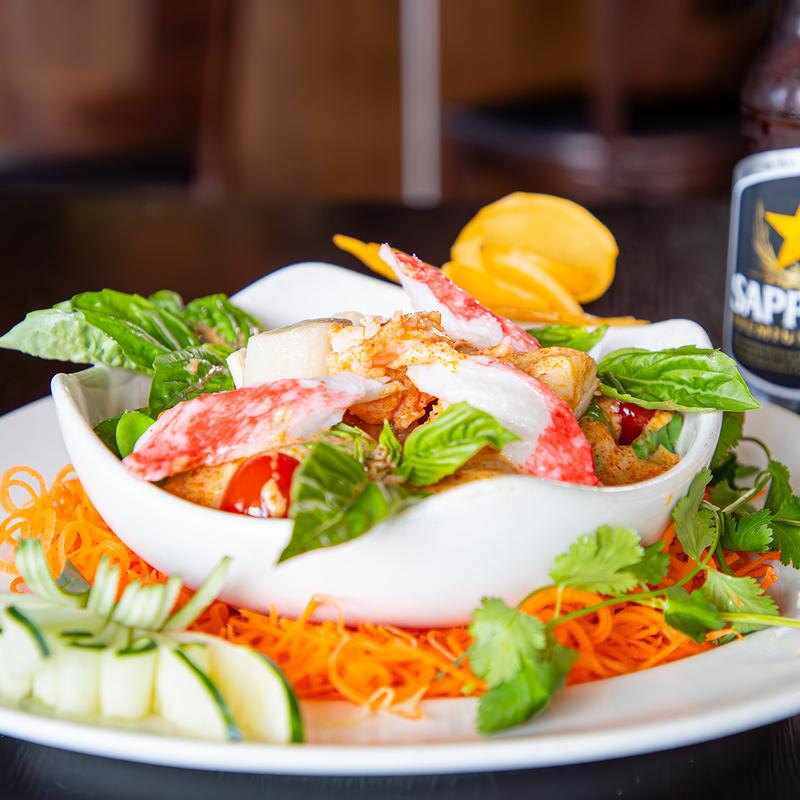 menu item 8 of 8, *Seafood Curry