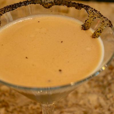 Espresso Martini close up.
