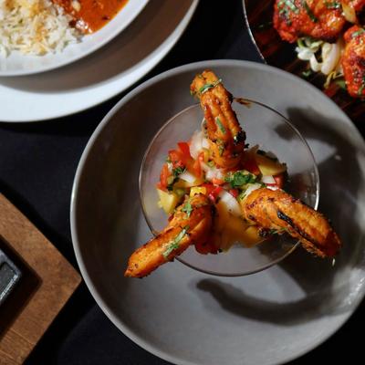 Mango Shrimp Cocktail.