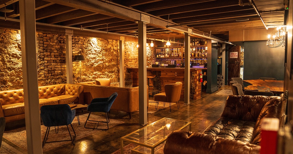 Nicely done lounge seating area