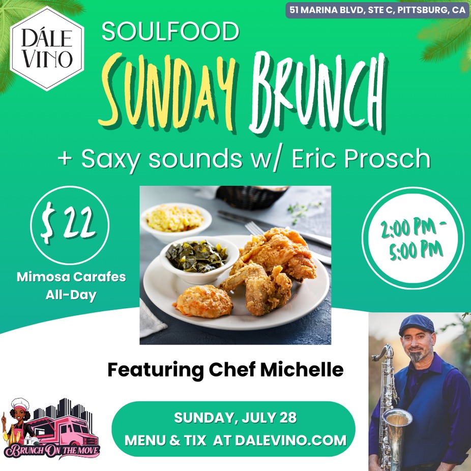 Soul Food Sunday + Saxy Sounds w/ Eric Prosche event photo
