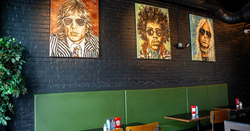 Interior space, seating area