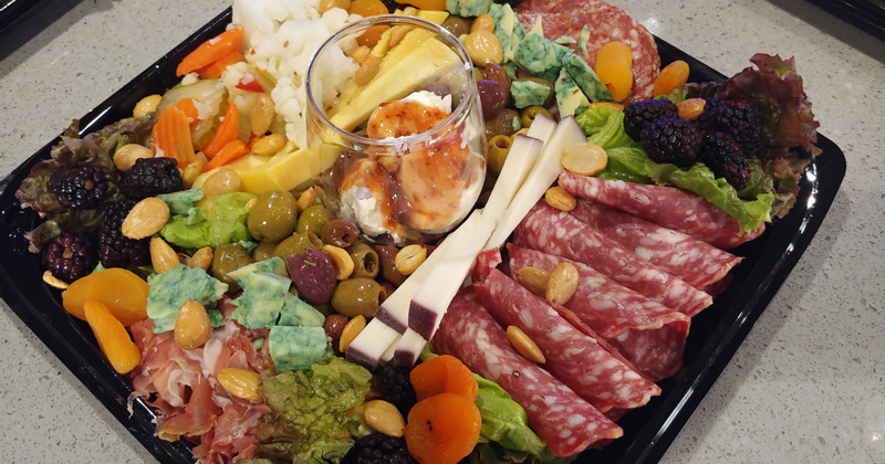 This is a picture of our Charcuterie Catering Platter for 20 people.