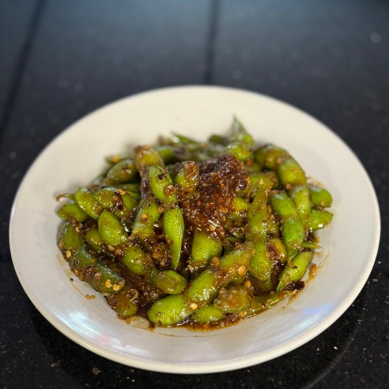 Spicy Garlic Edamame photo