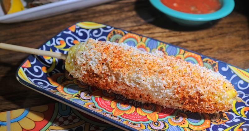 Street corn on the cob