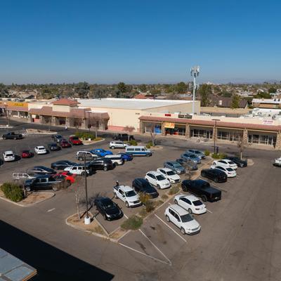 Aerial shot of the restaurant location.