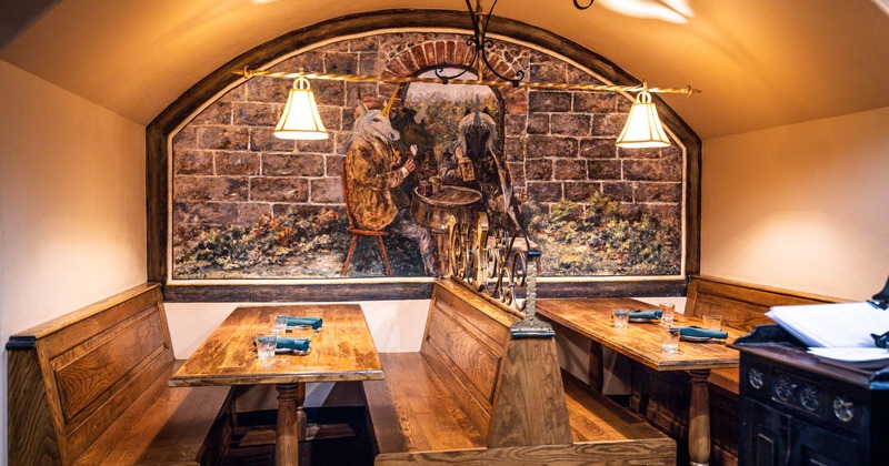 Interior seating space