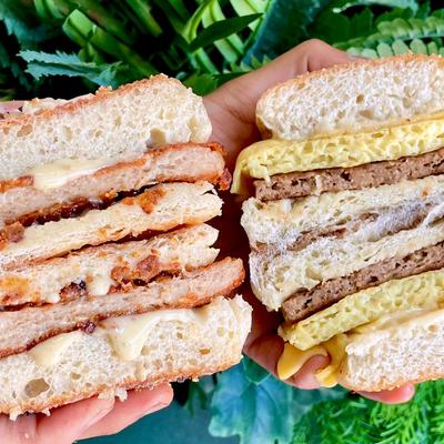 English Muffin sandwiches