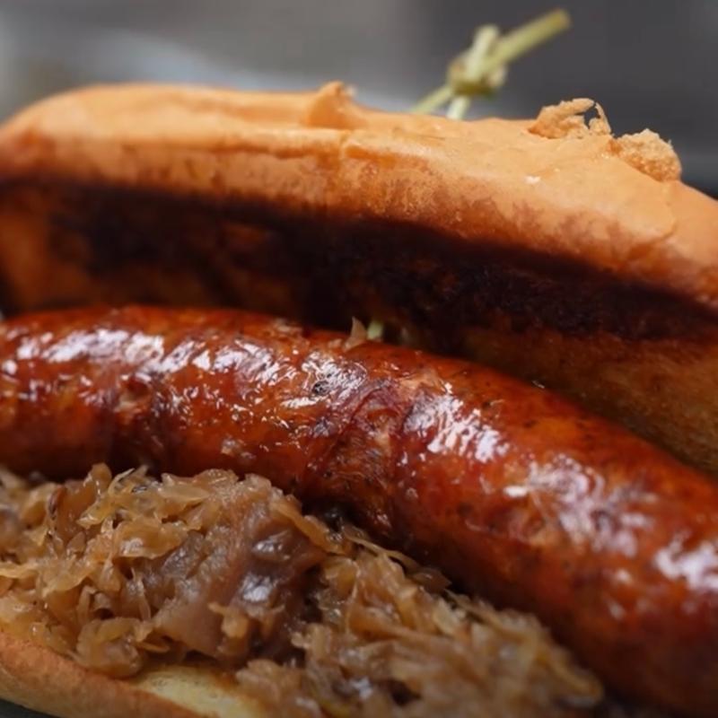 Haus Sausage Sandwich (Bratwurst or Spicy German) photo