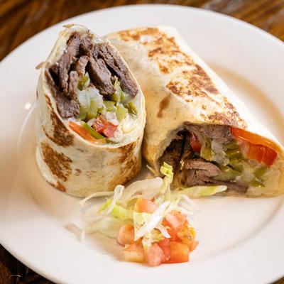 Philly Steak Mexicana Wrap.